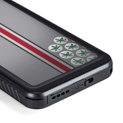 Ohio State University Buckeyes Galaxy S24 Waterproof Case